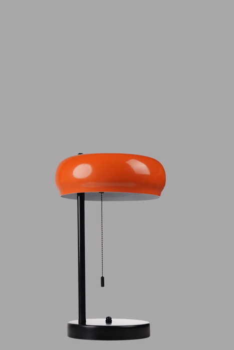 Opviq Lámpara de mesa 8896-3 Naranja y Negro